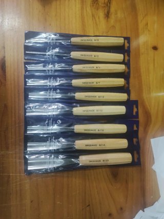 LOTE DE 9 GUBIAS PFEIL DEL NÚMERO 9 VARIAS MEDIDAS