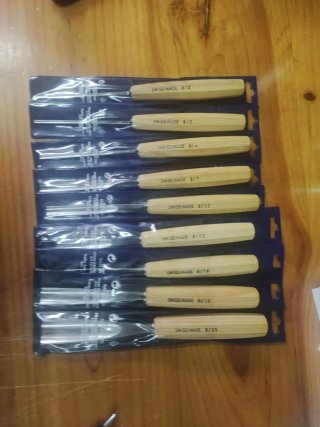 LOTE DE 9 GUBIAS PFEIL DEL NÚMERO 9 VARIAS MEDIDAS