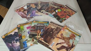 Runaways Vol. 1 y 2 completos.