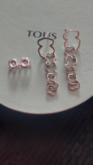 Pendientes Tous Osos Colgantes Plata