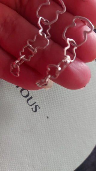 Pendientes Tous Osos Colgantes Plata