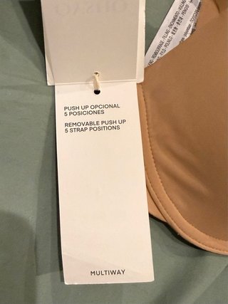 Sujetador Oysho Multiway 85B Beige