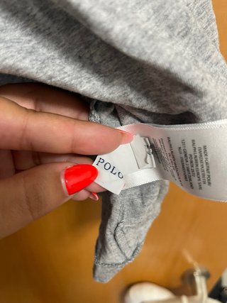 Camiseta Polo Ralph Lauren Gris