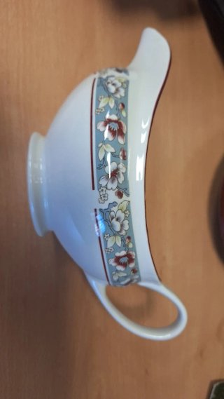 Salsera Vintage Floral Porcelana