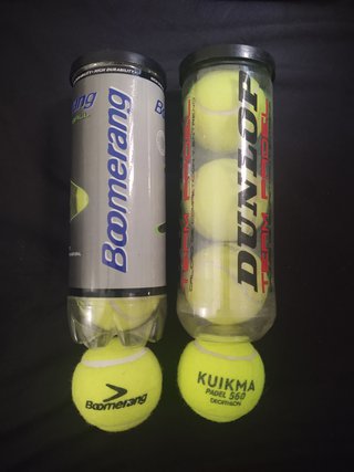 Deporte, lote de 10 pelotas de Paddle seminuevas