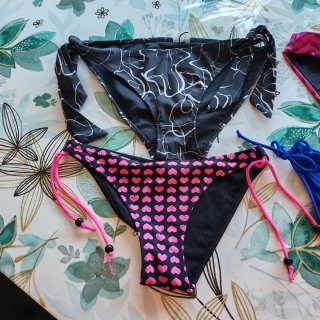 Set 4 slip Bikini da bagno Donna Taglia 40