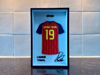 Camiseta Fútbol 3D Personalizada con Marco