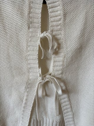 Chaleco Brownie Blanco Talla S