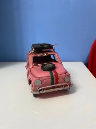 Modellino Fiat 500 Safari Rosa