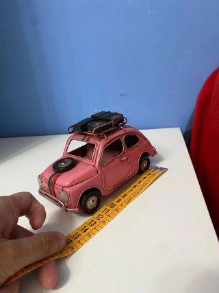 Modellino Fiat 500 Safari Rosa