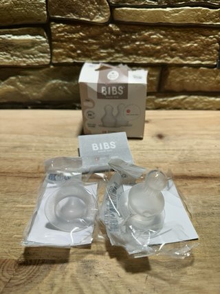 BIBS 2 Tetinas Silicona Biberon Flujo Medio