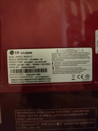 Televisor LG 37 granate