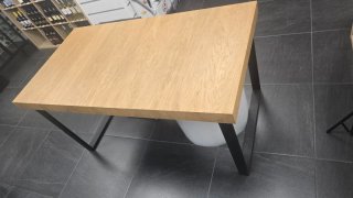 Mesa extensible madera y metal