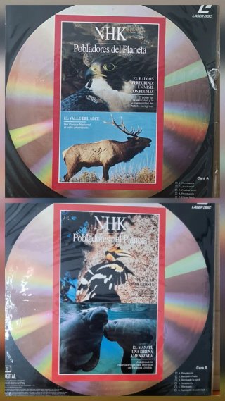LaserDisc NHK Pobladores del Planeta 80/90 lote 5