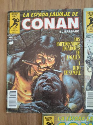 La espada salvaje de Conan 21, 26, 27, 29 y 33