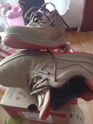 Zapatos de trabajo Bellota Beige/Naranja