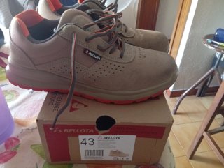 Zapatos de trabajo Bellota Beige/Naranja