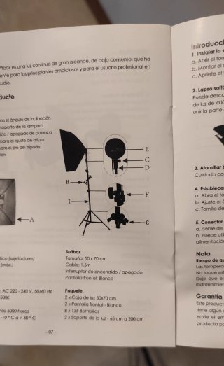 Focos Fotografía con Bolsa
