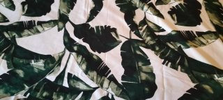 Funda nórdica hojas tropicales cama 135