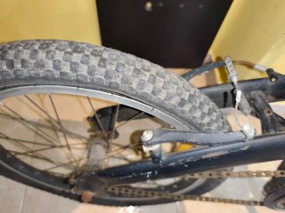 Bicicleta Plegable Negra