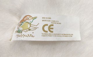 Papero di peluche vintage Sussurri