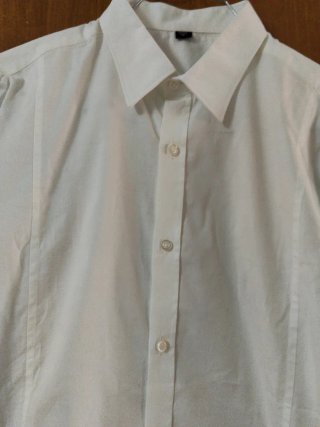 Camicia bianca maniche lunghe donna tg. S Made in