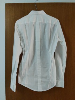 Camicia bianca maniche lunghe donna tg. S Made in