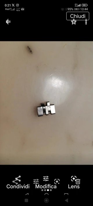 Maglia Rolex 10mm Argento
