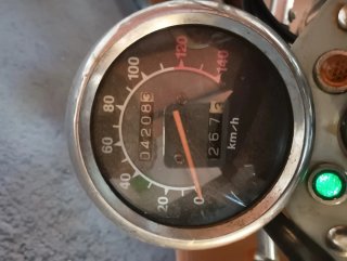 Moto Wildlander 250cc Cruiser Negra y Dorada