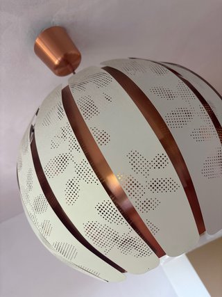 Lámpara de salón diseño metal y plástico