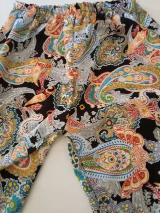 Pantaloni donna fantasia estivi freschi ampi
