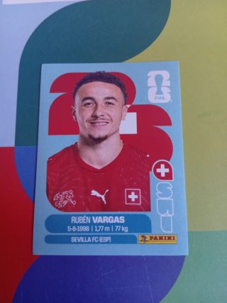 Cromo Mundial 2026 Rubén Vargas Suiza
