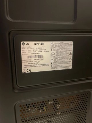 Televisor LG 42 Plasma 2009