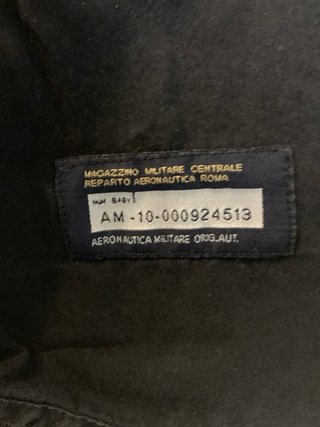 Camisa Aeronautica Militare Negra Talla XL