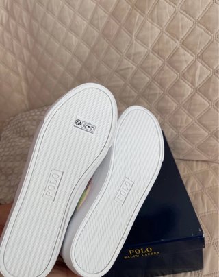 Zapatillas Polo Ralph Lauren Blancas Multicor