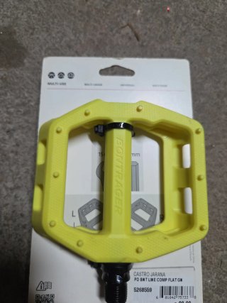 Pedales Bontrager Line Comp Flat Amarillos