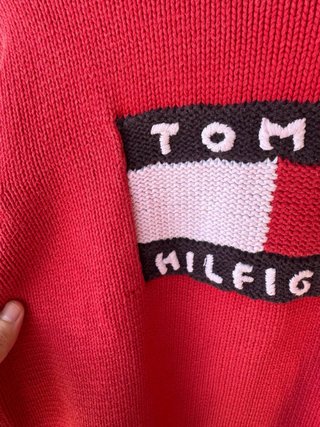 Jersey Tommy Hilfiger Rojo Mujer