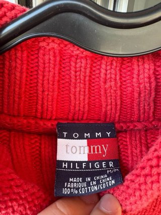 Jersey Tommy Hilfiger Rojo Mujer