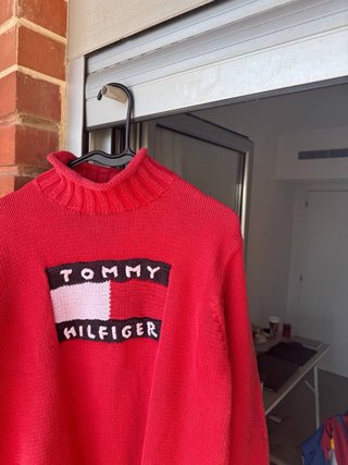 Jersey Tommy Hilfiger Rojo Mujer