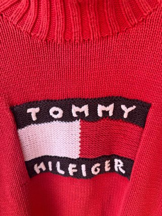 Jersey Tommy Hilfiger Rojo Mujer