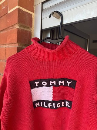 Jersey Tommy Hilfiger Rojo Mujer