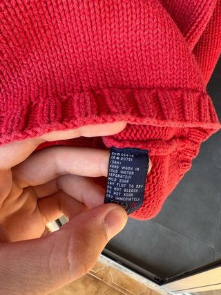 Jersey Tommy Hilfiger Rojo Mujer