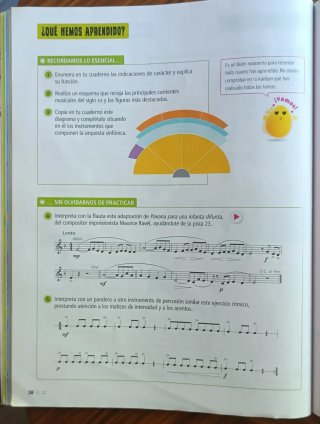 Libro Música y Danza Edelvives 6