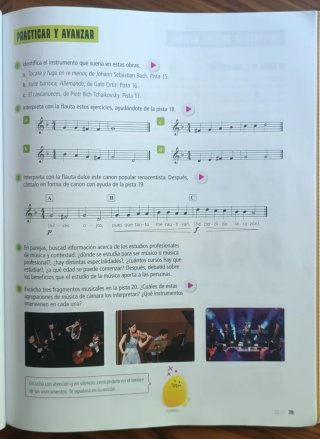 Libro Música y Danza Edelvives 6