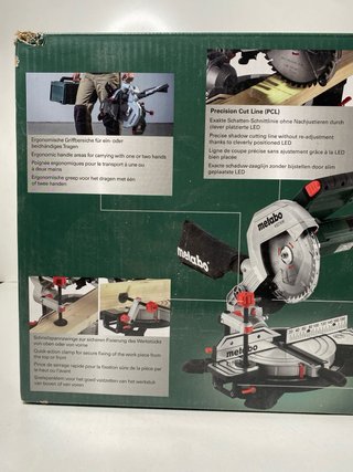 : Ingletadora Metabo KS 216 M