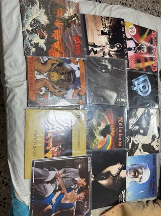 Lote Vinilos Rock Heavy Metal - Buen Estado