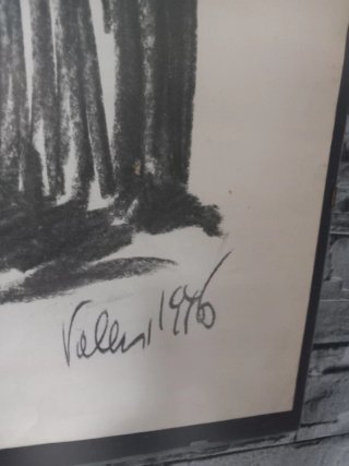 Quadro a carboncino