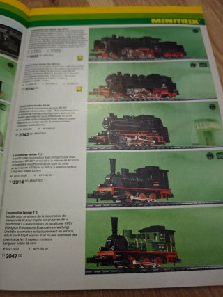 Catálogo maquetas ferroviario Minitrix 79/80