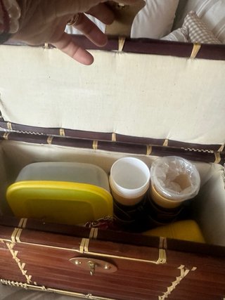 Baúl picnic bambú sin estrenar