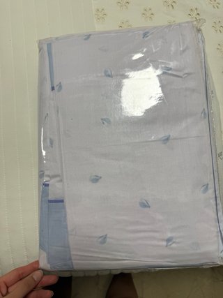 Juego Sábanas Cama 180cm Algodón Azul